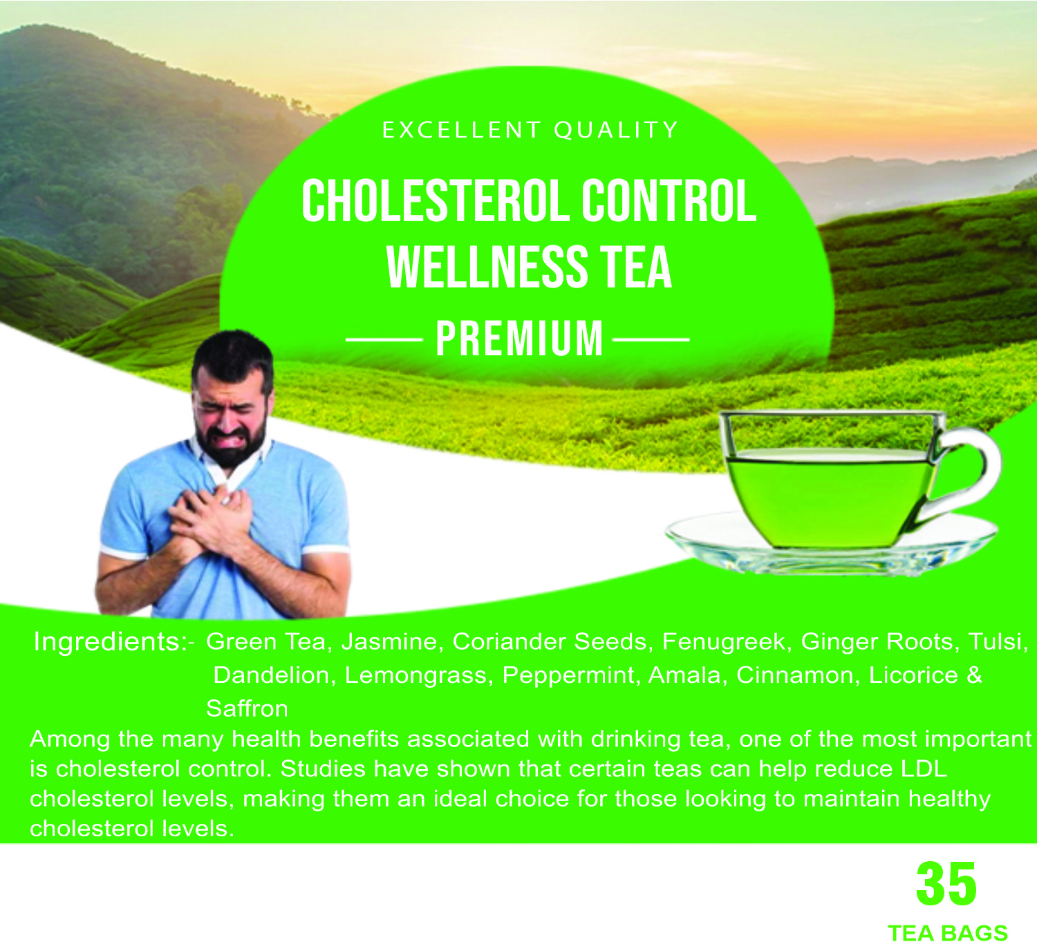 Prince of Peace Herbal Tea, Cholesterol, Tea Bags | Hy-Vee Aisles Online  Grocery Shopping